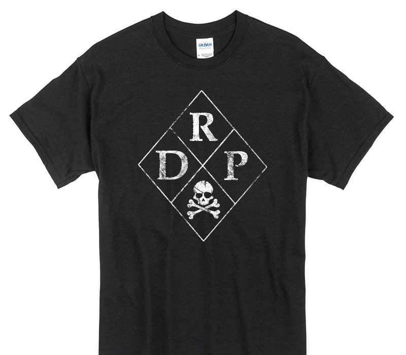 Custom Gildan 100% Cotton Black T-Shirt
