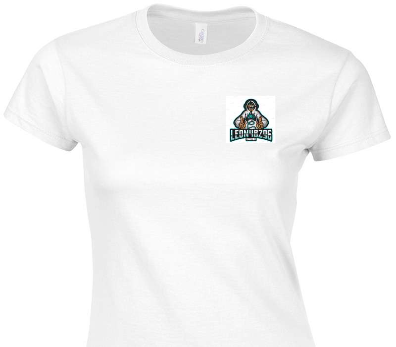 Custom Womens Soft Style 100% Cotton White T-Shirt