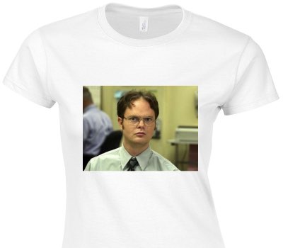 Custom Womens Soft Style 100% Cotton White T-Shirt