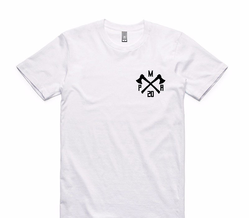 Custom AS Colour 100% Cotton White T-Shirt