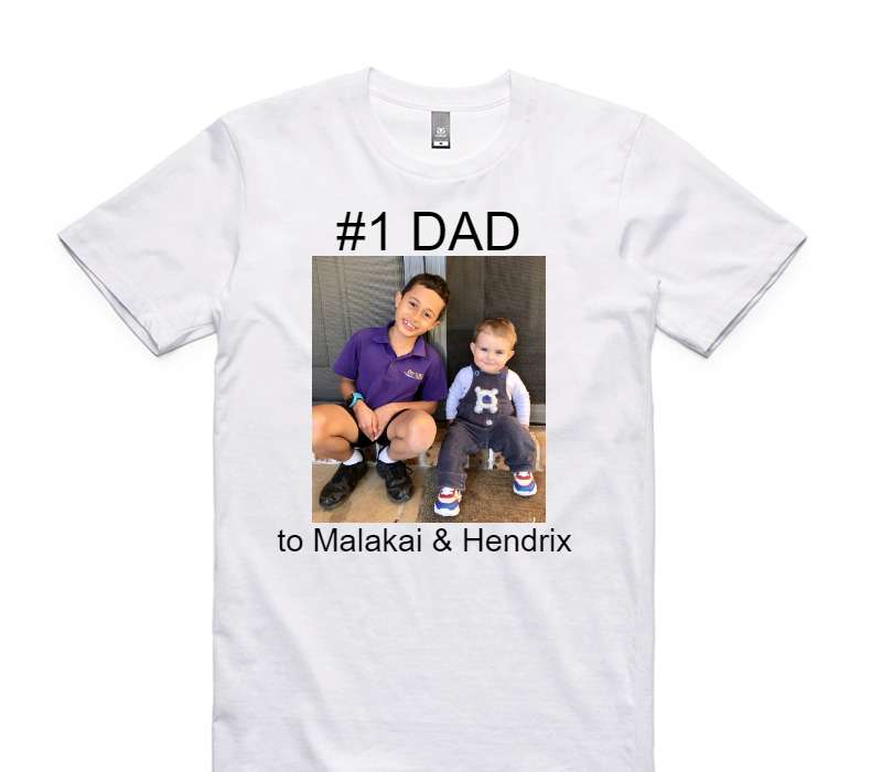 Custom AS Colour 100% Cotton White T-Shirt