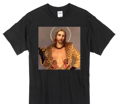 Custom Gildan 100% Cotton Black T-Shirt