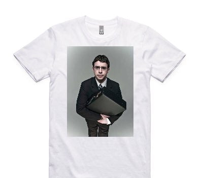 Custom AS Colour 100% Cotton White T-Shirt