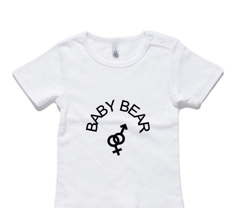 Custom AS Colour White Baby T-Shirt