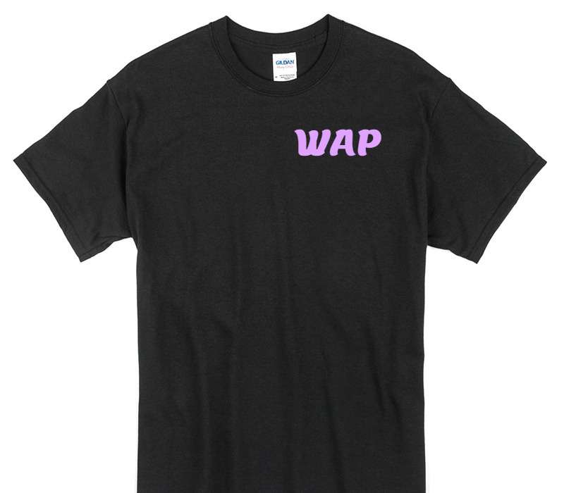 Custom Gildan 100% Cotton Black T-Shirt