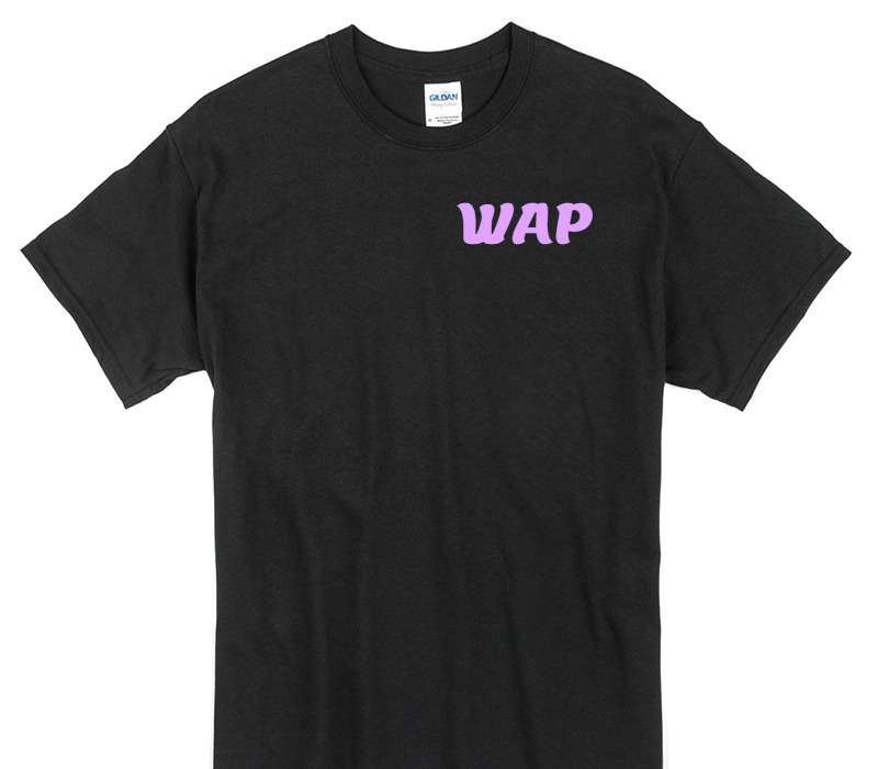 Custom Gildan 100% Cotton Black T-Shirt