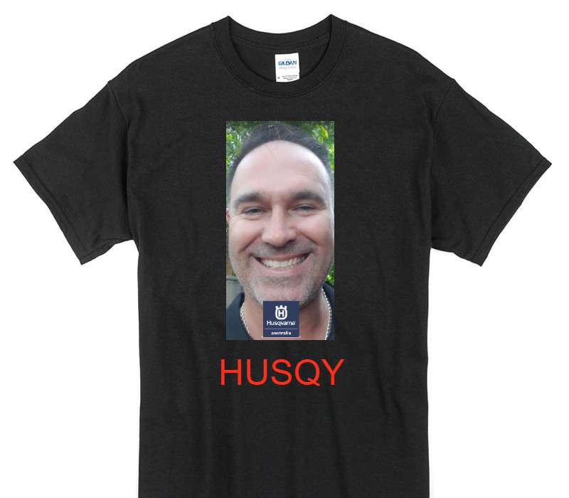 Custom Gildan 100% Cotton Black T-Shirt