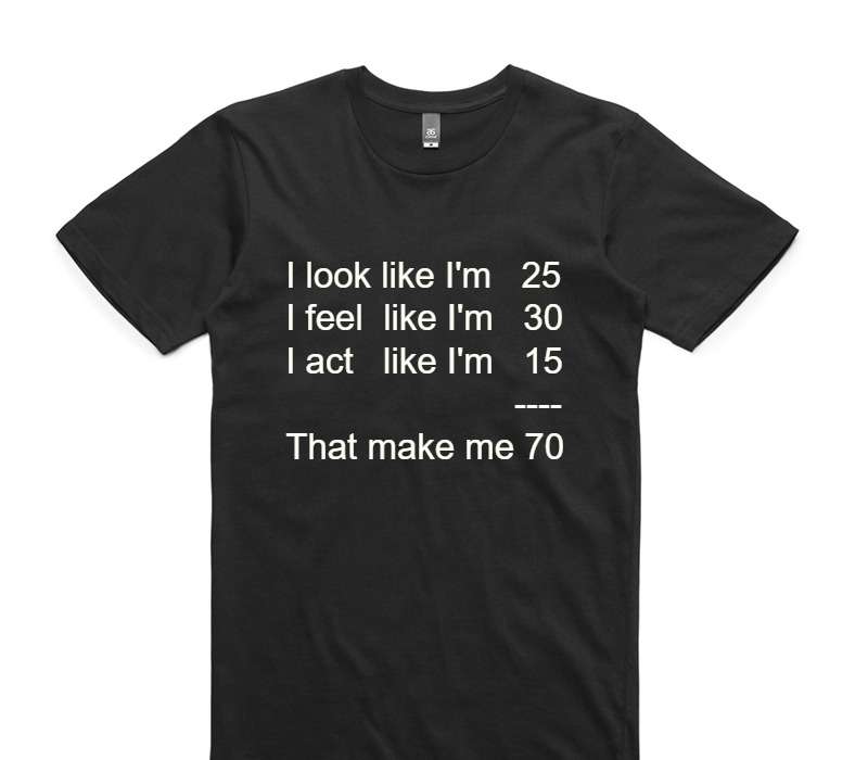 Custom AS Colour 100% Cotton Black T-Shirt