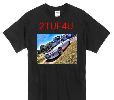 Custom Gildan 100% Cotton Black T-Shirt