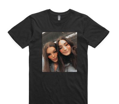 Custom AS Colour 100% Cotton Black T-Shirt