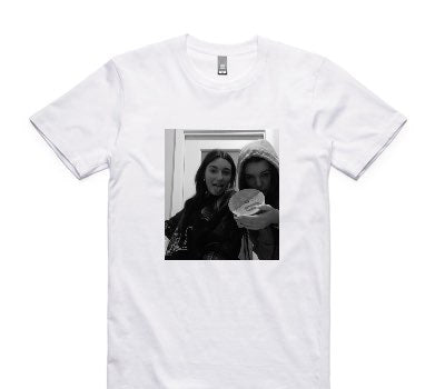 Custom AS Colour 100% Cotton White T-Shirt