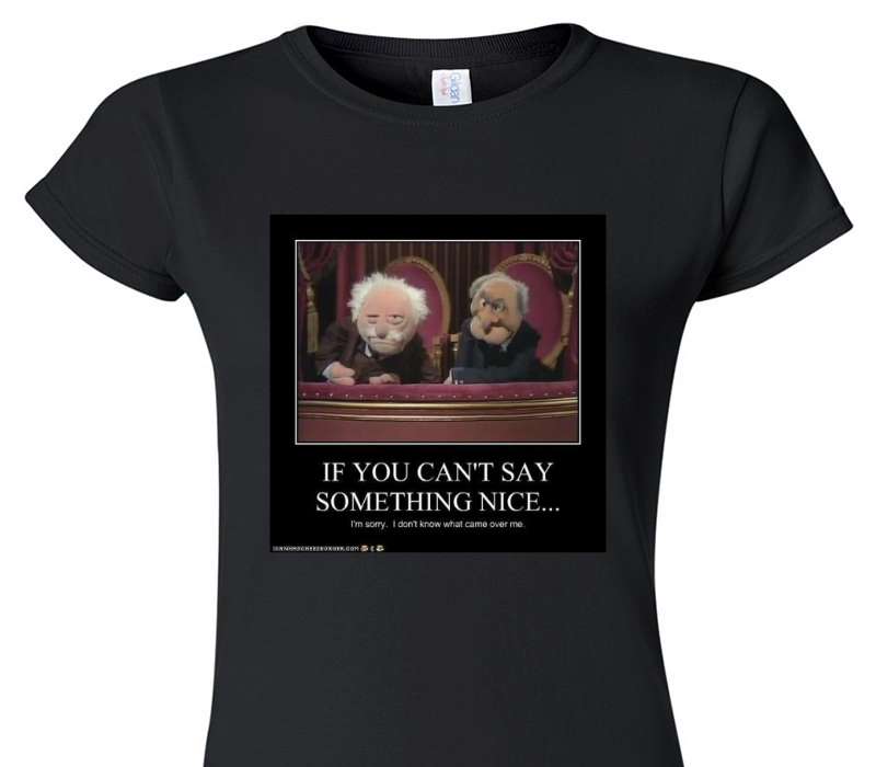 Custom Womens Soft Style 100% Cotton Black T-Shirt