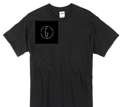 Custom Gildan 100% Cotton Black T-Shirt