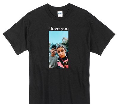 Custom Gildan 100% Cotton Black T-Shirt