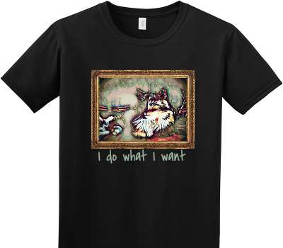 Custom Adult Soft Style 100% Cotton Black T-Shirt