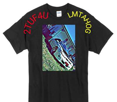 Custom Gildan 100% Cotton Black T-Shirt