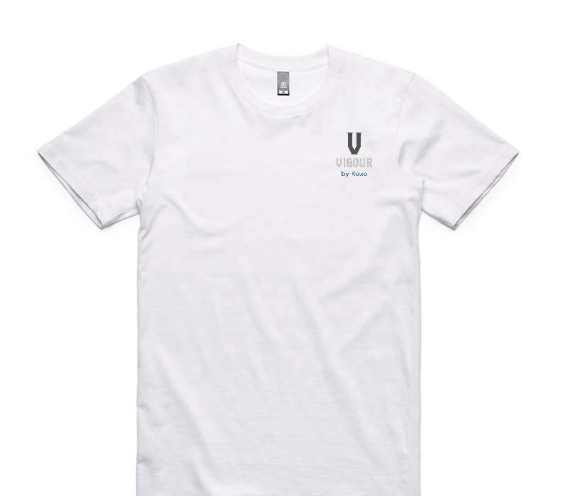 Custom AS Colour 100% Cotton White T-Shirt