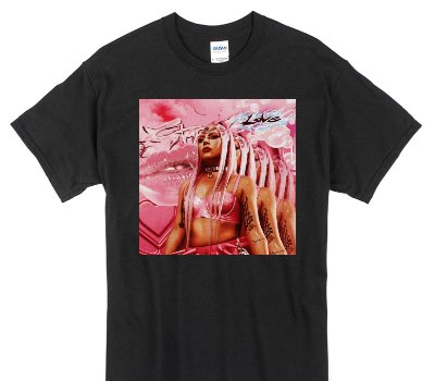 Custom Gildan 100% Cotton Black T-Shirt