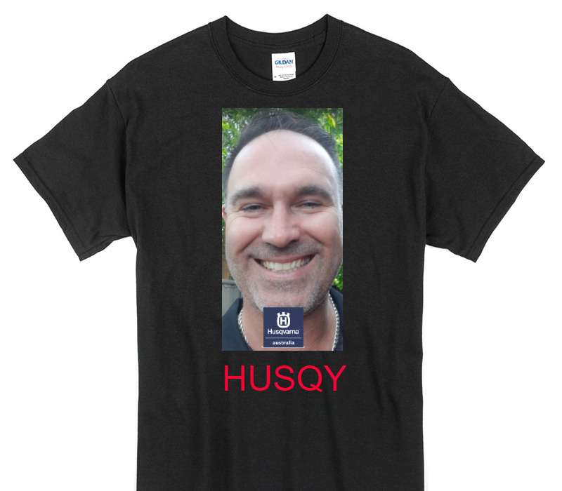 Custom Gildan 100% Cotton Black T-Shirt