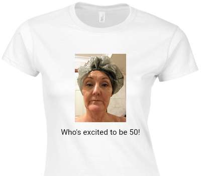 Custom Womens Soft Style 100% Cotton White T-Shirt