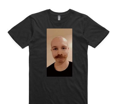 Custom AS Colour 100% Cotton Black T-Shirt