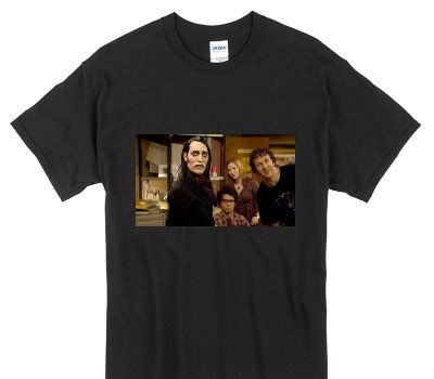 Custom Gildan 100% Cotton Black T-Shirt