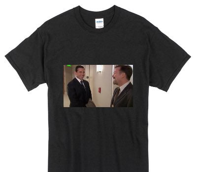 Custom Gildan 100% Cotton Black T-Shirt