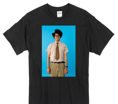 Custom Gildan 100% Cotton Black T-Shirt