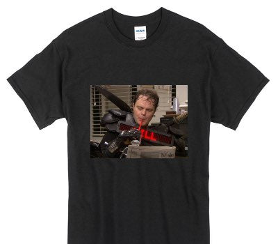 Custom Gildan 100% Cotton Black T-Shirt