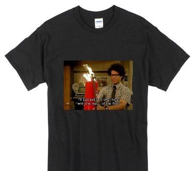 Custom Gildan 100% Cotton Black T-Shirt