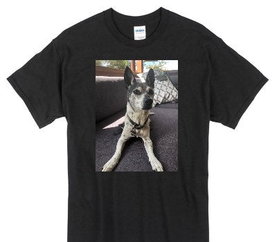 Custom Gildan 100% Cotton Black T-Shirt