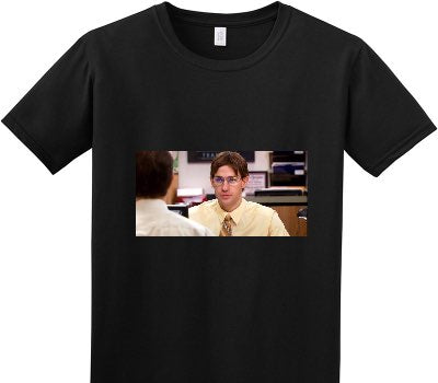 Custom Adult Soft Style 100% Cotton Black T-Shirt