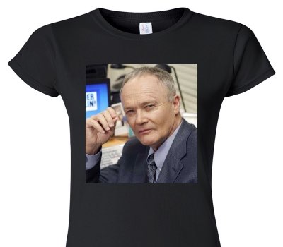 Custom Womens Soft Style 100% Cotton Black T-Shirt