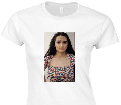 Custom Womens Soft Style 100% Cotton White T-Shirt