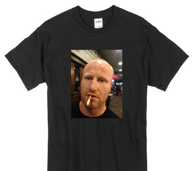 Custom Gildan 100% Cotton Black T-Shirt