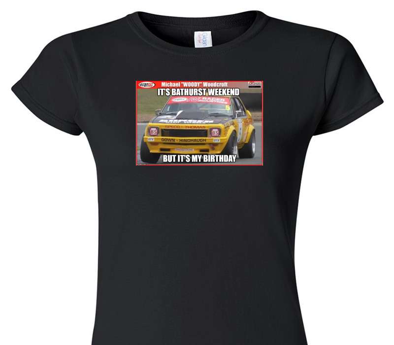 Custom Womens Soft Style 100% Cotton Black T-Shirt