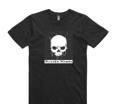 Custom AS Colour 100% Cotton Black T-Shirt