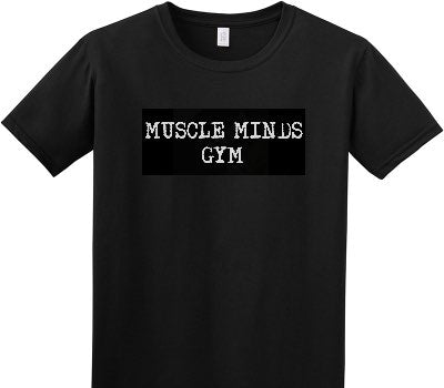 Custom Adult Soft Style 100% Cotton Black T-Shirt