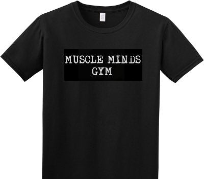 Custom Adult Soft Style 100% Cotton Black T-Shirt