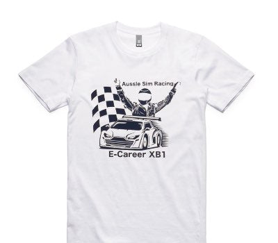 Custom AS Colour 100% Cotton White T-Shirt