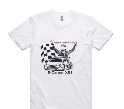 Custom AS Colour 100% Cotton White T-Shirt