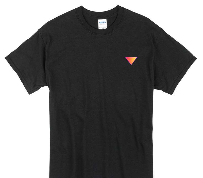 Custom Gildan 100% Cotton Black T-Shirt