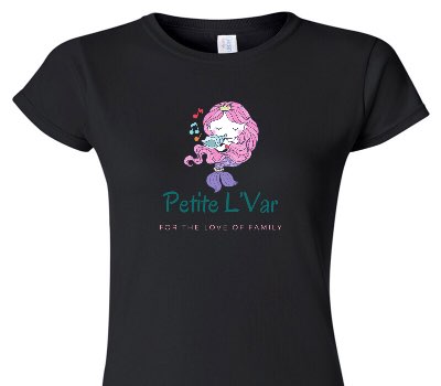 Custom Womens Soft Style 100% Cotton Black T-Shirt