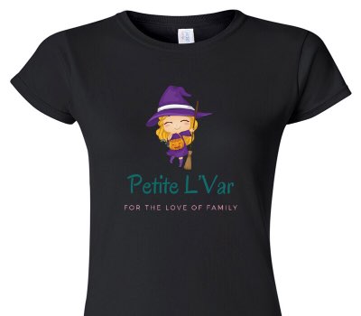 Custom Womens Soft Style 100% Cotton Black T-Shirt