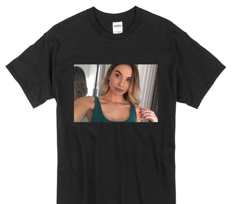 Custom Gildan 100% Cotton Black T-Shirt