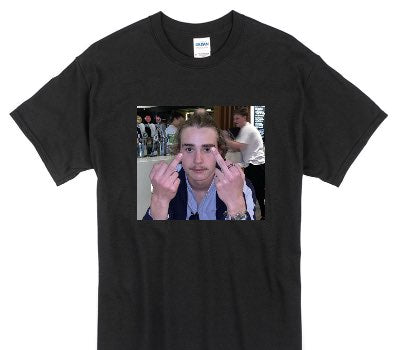 Custom Gildan 100% Cotton Black T-Shirt