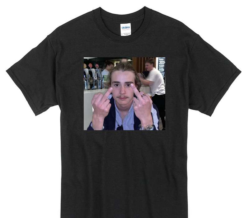 Custom Gildan 100% Cotton Black T-Shirt