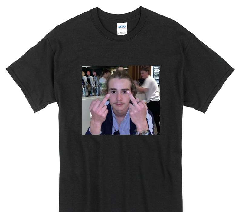 Custom Gildan 100% Cotton Black T-Shirt