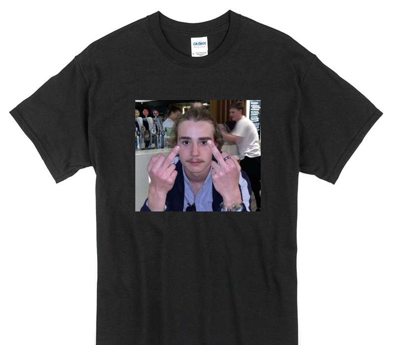 Custom Gildan 100% Cotton Black T-Shirt