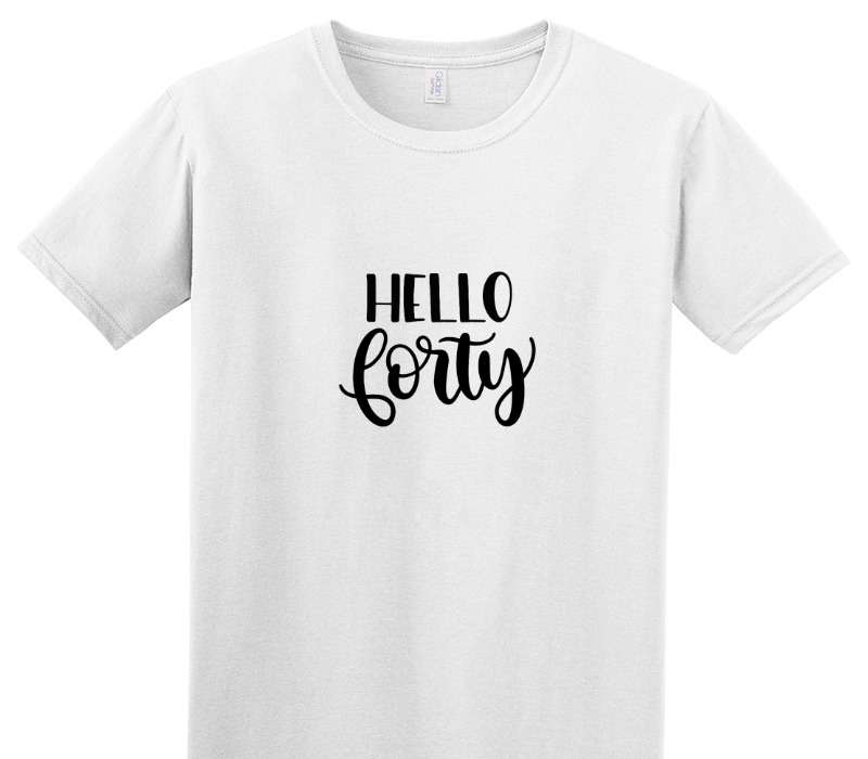 Custom Adult Soft Style 100% Cotton White T-Shirt